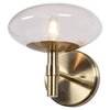 Access Lighting Grand, 1 Light LED Wall Sconce, Brushed Brass Finish, Clear Glass 52091LEDDLP-BB/CLR